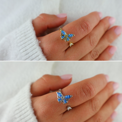 🦋😩 NERVOUS? RESTLESS? ALWAYS FIDGETING? ✨ KEEP YOUR HANDS BUSY WITH A DISCREET, BEAUTIFUL BUTTERFLY FIDGET RING.