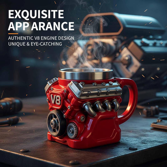 🔧☕ Engine Legend Mug – Ideal Gift for Gearheads 🏁