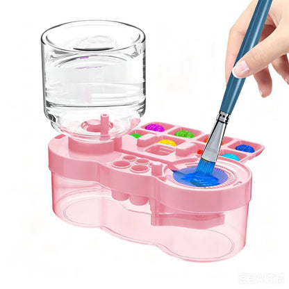 Brush Rinser Watercolor Brush Washer Brush Holder Brush Cleaner Painting Brush Paint Palette Graffiti Painting