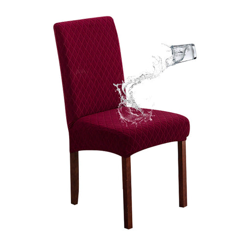 Claret stretch chair cover