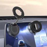 Foldable vacuum magnetic suction stand - Black - 1 piece