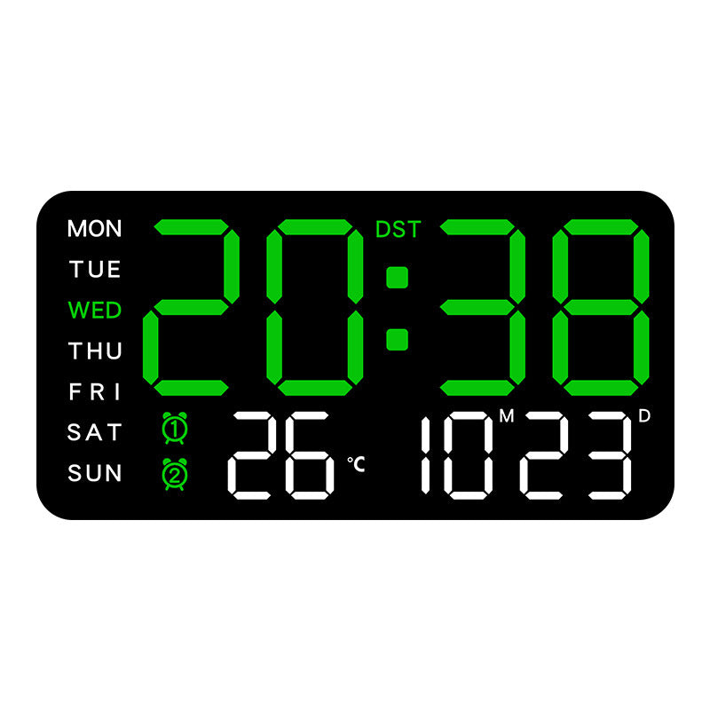 📢📢50% OFF !! ⏰Multifunctional decorative LED digital wall clock，The limitless digital clock for the modern UK home