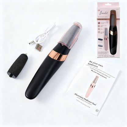 🎁2-in-1 rechargeable electric callus remover and portable manicure set—the ideal gift for tackling dead skin and dry, rough patches.💎