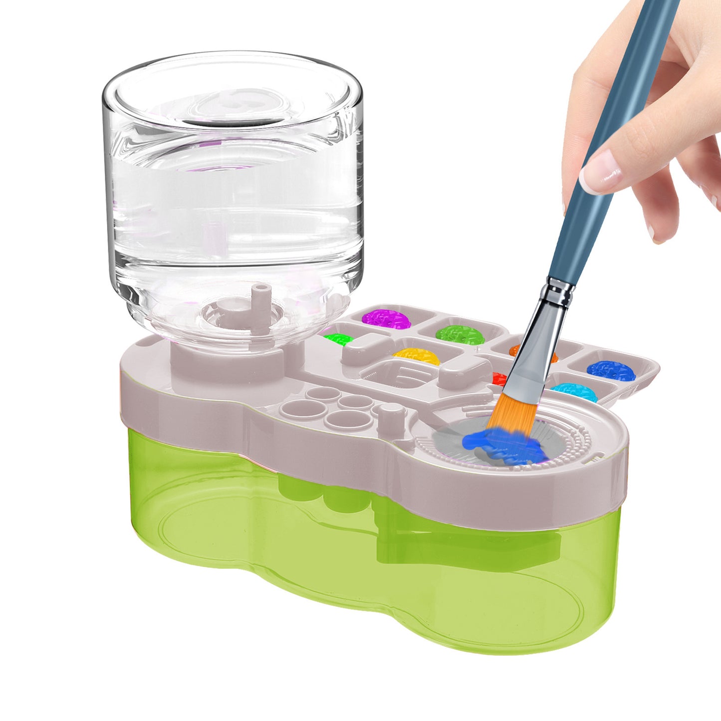 Brush Rinser Watercolor Brush Washer Brush Holder Brush Cleaner Painting Brush Paint Palette Graffiti Painting