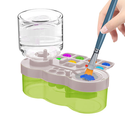 Brush Rinser Watercolor Brush Washer Brush Holder Brush Cleaner Painting Brush Paint Palette Graffiti Painting