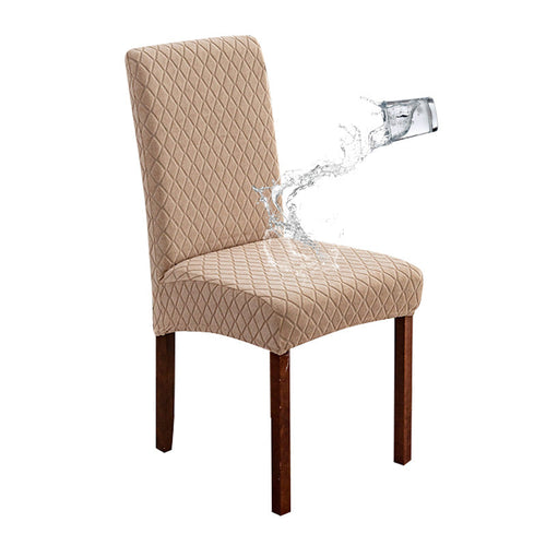 Maroon stretch chair cover