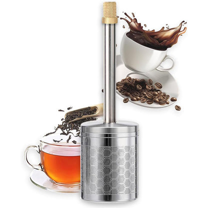 ☕ Press-Style Coffee Filter – Easy Press, Smooth & Fresh Coffee at Home