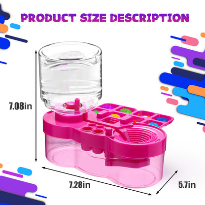 Brush Rinser Watercolor Brush Washer Brush Holder Brush Cleaner Painting Brush Paint Palette Graffiti Painting