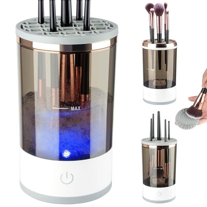 Electric Makeup Brush Cleaner – Portable Cosmetic Brush Cleaning Machine for Home & Travel
