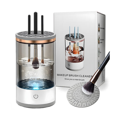 Electric Makeup Brush Cleaner – Portable Cosmetic Brush Cleaning Machine for Home & Travel