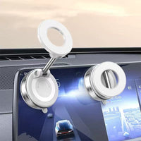 Foldable vacuum magnetic suction stand - White - 1 piece