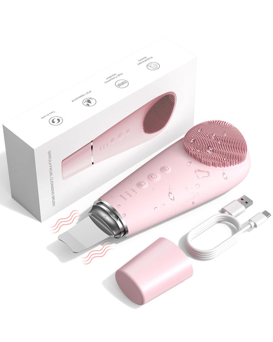 ✨ 2-in-1 Ultrasonic Facial Scrubber – Deep Clean Your Pores in Minutes