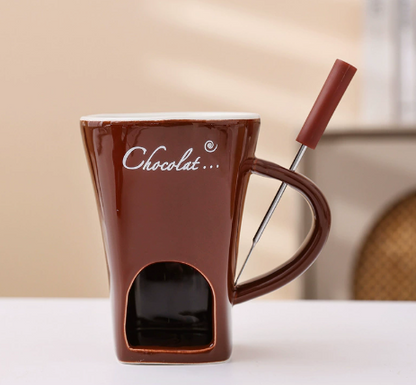 🔥Last Day 50% OFF 🎅🍫 Santa’s Sweet Melt™ 150ml Christmas Chocolate Fondue Mug