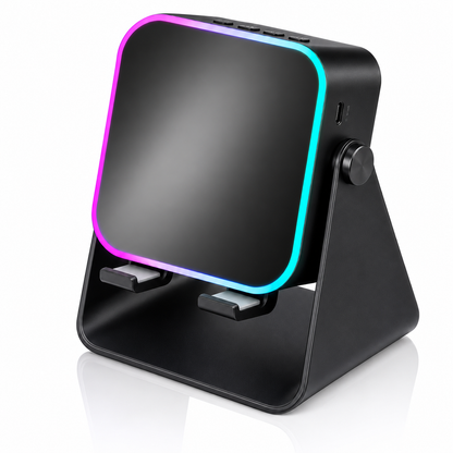🎵📱 5-in-1 Smart Speaker Phone Stand – One Gadget, Endless Convenience!