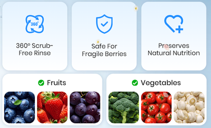🥳💞50K+ SOLD!🍃 50% OFF!🥦Fruit and Vegetable Washing Machine