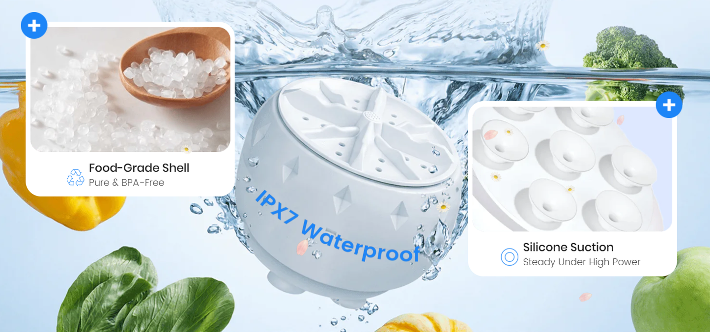 🥳💞50K+ SOLD!🍃 50% OFF!🥦Fruit and Vegetable Washing Machine