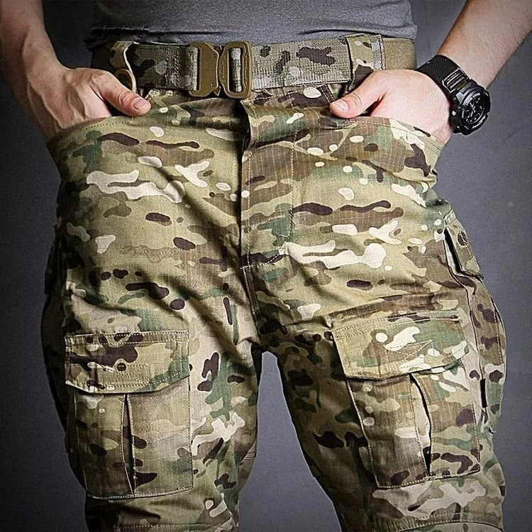 ✨Final Day Sale 50% OFF-Lightweight Waterproof Ripstop Pants With 8 Pockets, Elastic Waistband-Unisex Stretch Fit