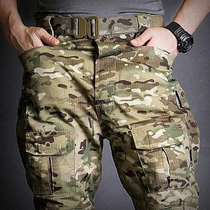 ✨Final Day Sale 50% OFF-Lightweight Waterproof Ripstop Pants With 8 Pockets, Elastic Waistband-Unisex Stretch Fit