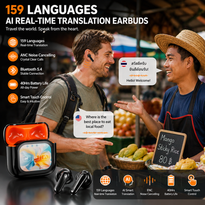 2026 Latest Translation Headset: AI + Translation + Meeting Minutes