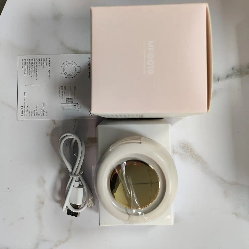 Portable Silent Mini Bladeless Electric Fan - 3-Speed
