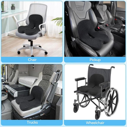 🪑 LIMITED-TIME 50% 🛡️ Non-Slip Memory Foam Seat Cushion for Car & Office – Ergonomic pain relief & breathable mesh – Universal fit, relieves back & tailbone pressure – perfect for long drives or desk work ✨