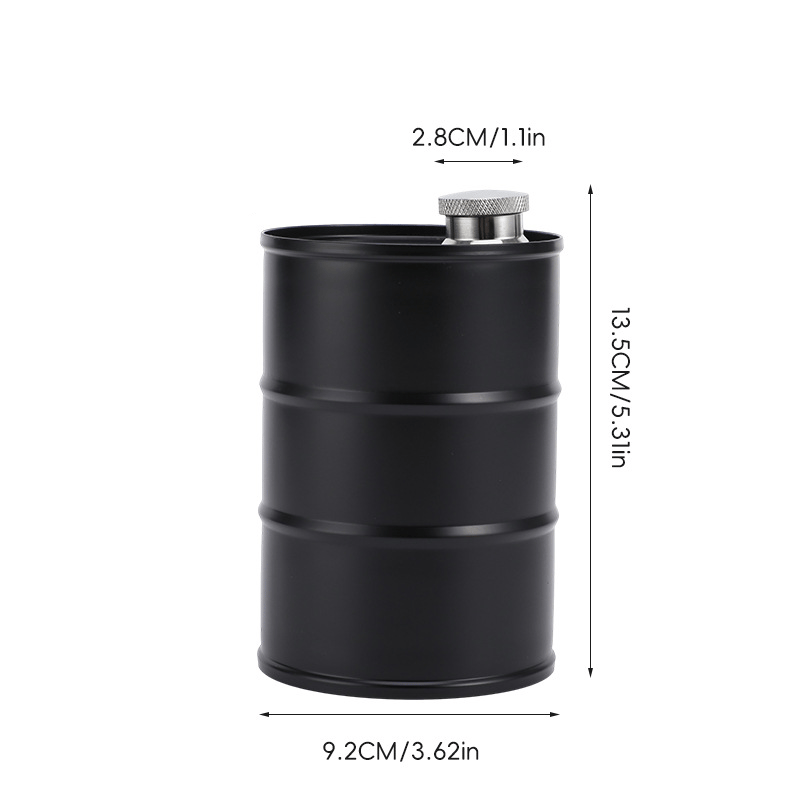 Oil Drum Anti-rust Leak-proof No Odor Portable Wine Storage🛢Food Grade Camping Whisky Flagon Wine Jug Camping Supplies