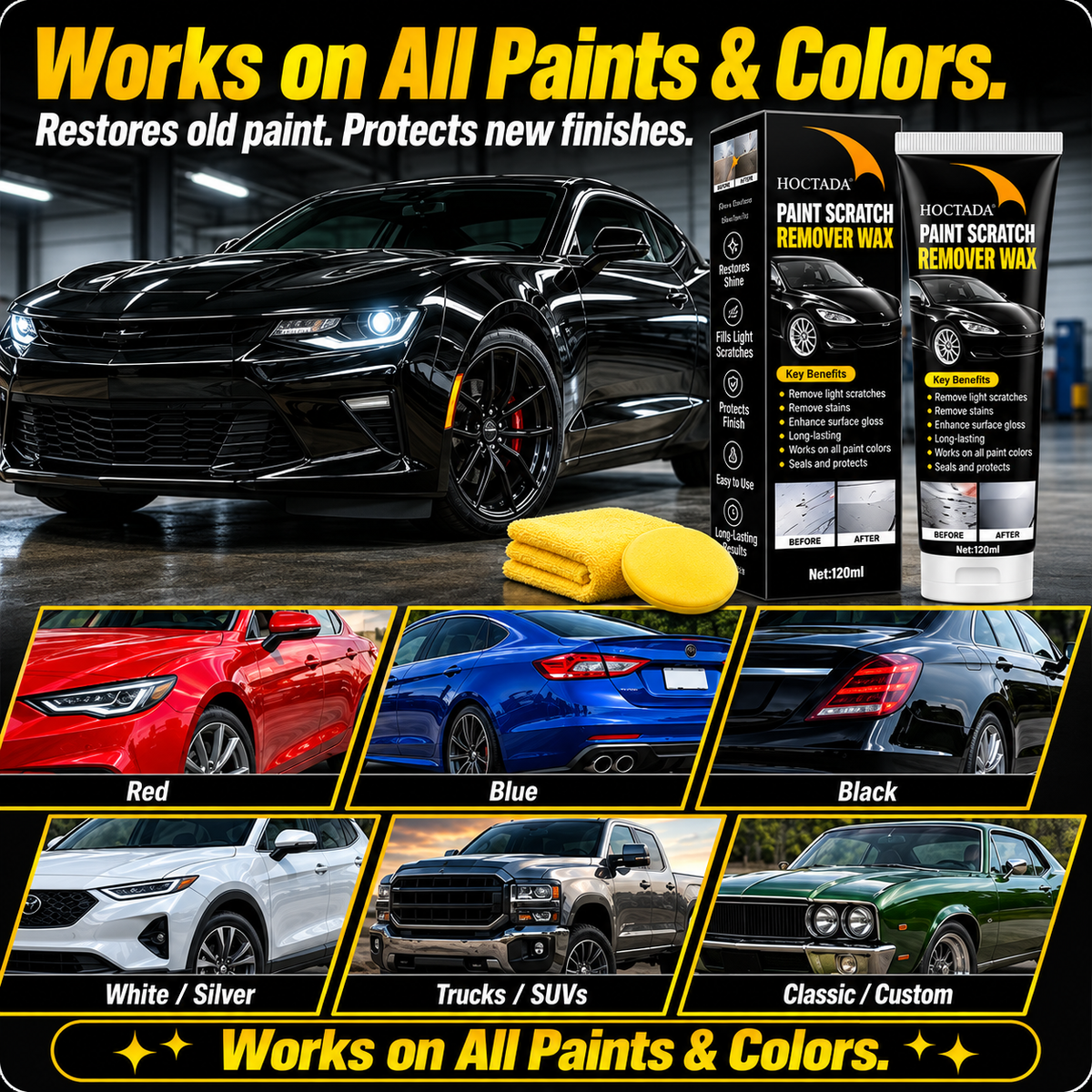 🔥🚗 Car Scratch Remover Wax – Instant Shine