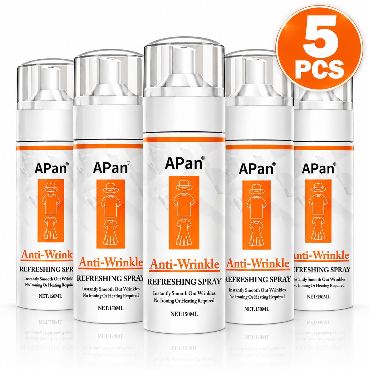 ✨ Instant Wrinkle Release Spray – Smooth Clothes Without Ironing