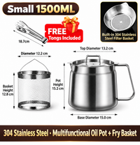 304☆ Oil Filter Can - 1.5L