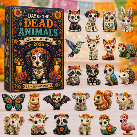 🖤 ✨ 24 DAYS. 24 UNIQUE MINIATURES. 🎁 Discover a New Day of the Dead Surprise Every Day!