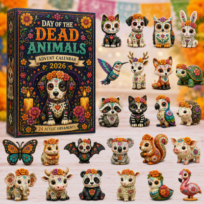 🖤 ✨ 24 DAYS. 24 UNIQUE MINIATURES. 🎁 Discover a New Day of the Dead Surprise Every Day!