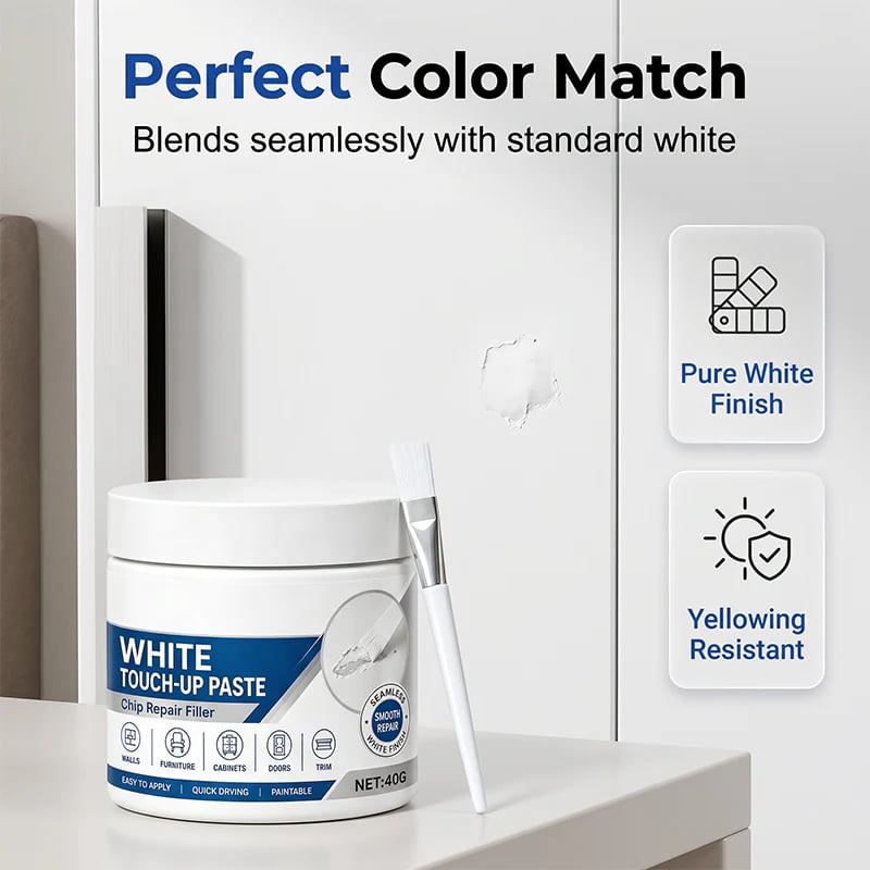 🔥BUY 1 RFEE 2🔥White Furniture Touch-Up Paste with Brush