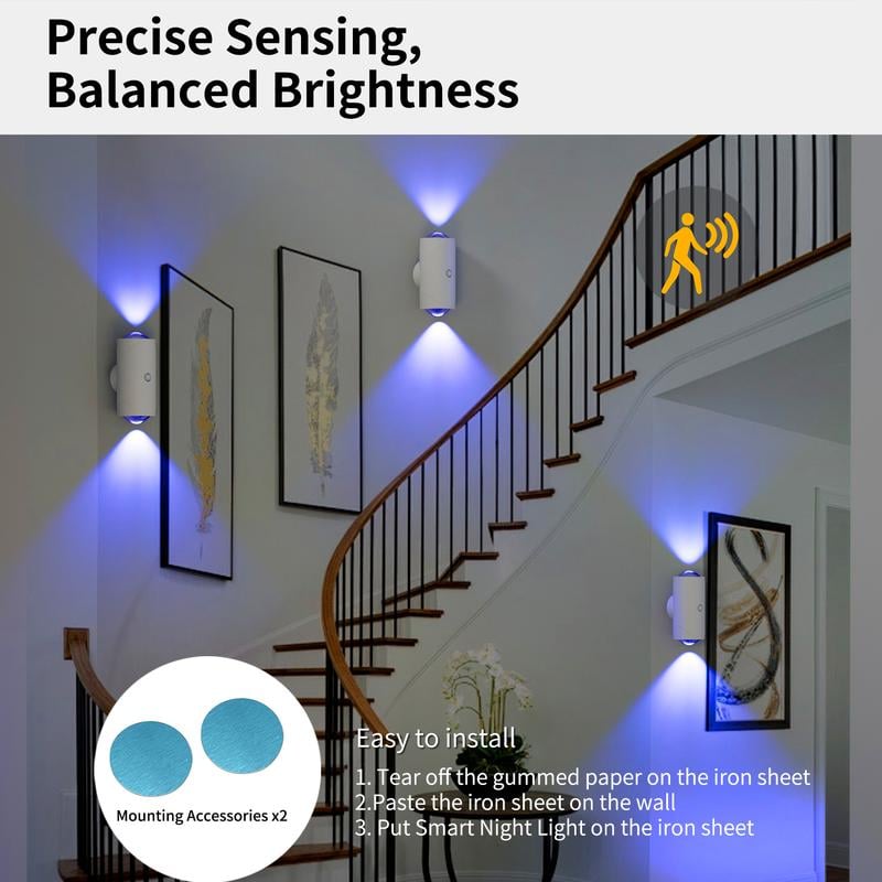 🎁Rechargeable Smart LED Motion Sensor Ambient Light