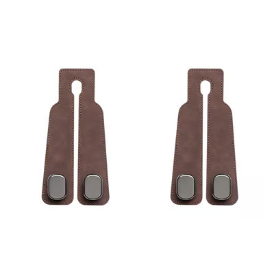 Suede Leather Car Seat Hook