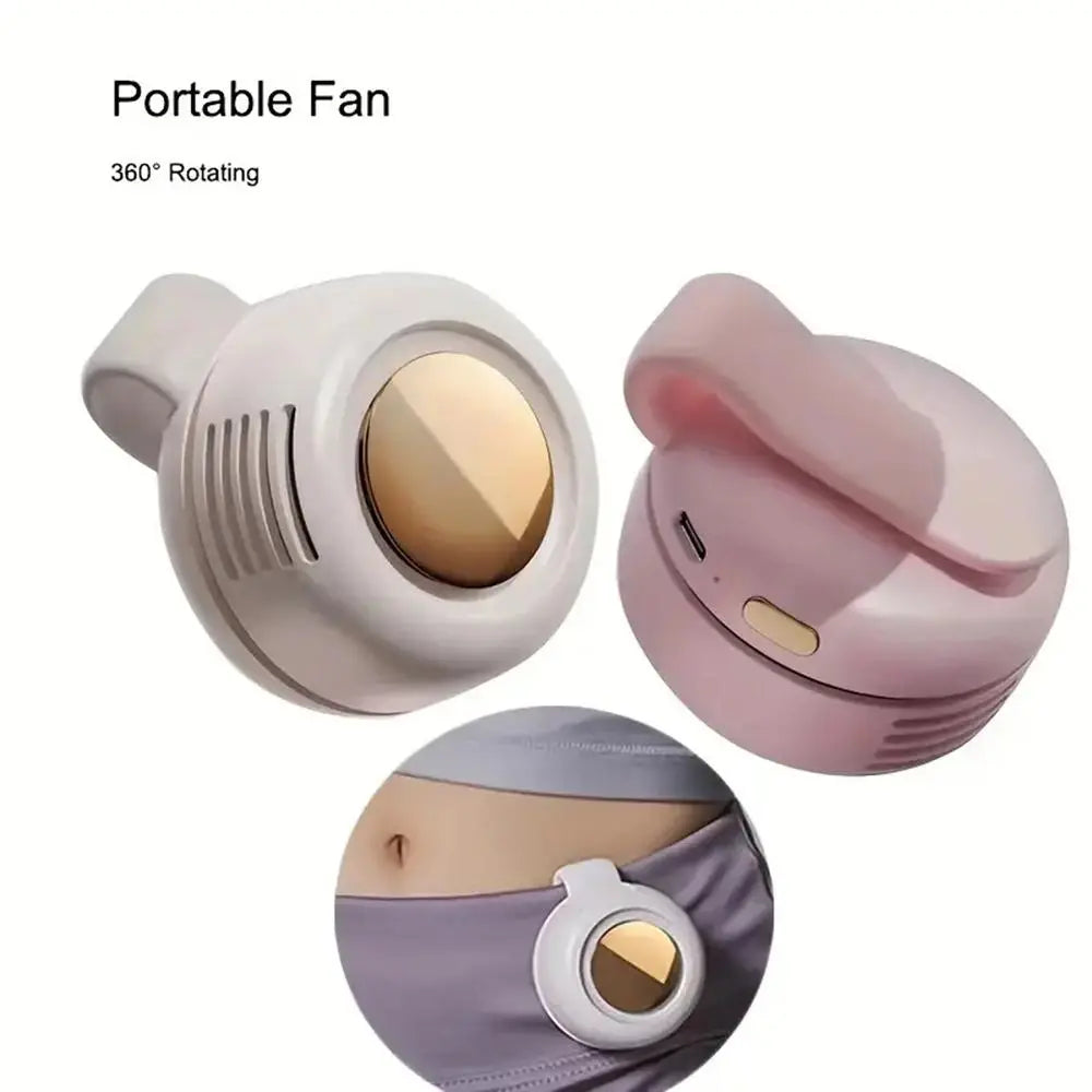 Portable Silent Mini Bladeless Electric Fan - 3-Speed