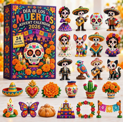 🖤 ✨ 24 DAYS. 24 UNIQUE MINIATURES. 🎁 Discover a New Day of the Dead Surprise Every Day!