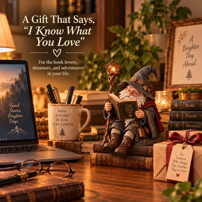 🧙‍♂️ Your Home Feels Flat. This Little Reading Gnome? Pure Enchantment — and It Sells Out Fast 📖✨