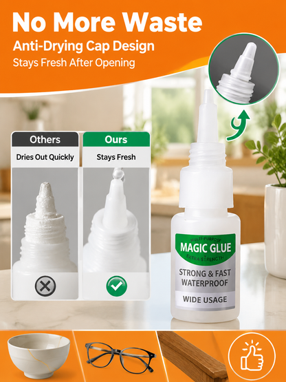 ✨ Limited Time 30% OFF💥One drop, ultra-strong hold — this all-purpose oil-based glue fixes 99% of household repairs fast. Works on almost any material and bonds in seconds.