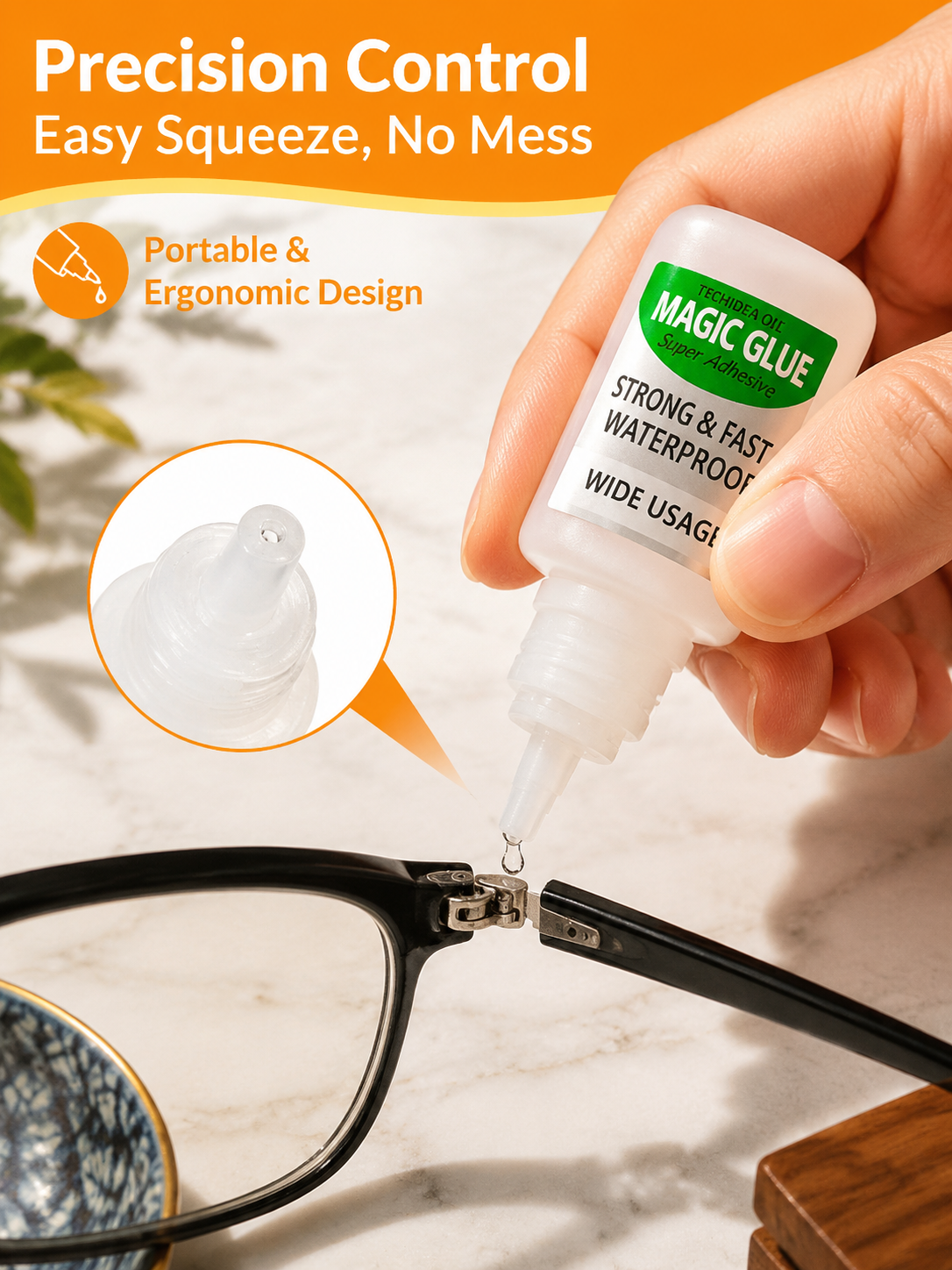 ✨ Limited Time 30% OFF💥One drop, ultra-strong hold — this all-purpose oil-based glue fixes 99% of household repairs fast. Works on almost any material and bonds in seconds.
