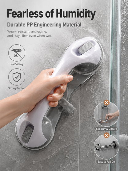 🔥50% OFF! Drill-Free Suction Grab Bar🚿 No Drilling! Instant Safety Support!