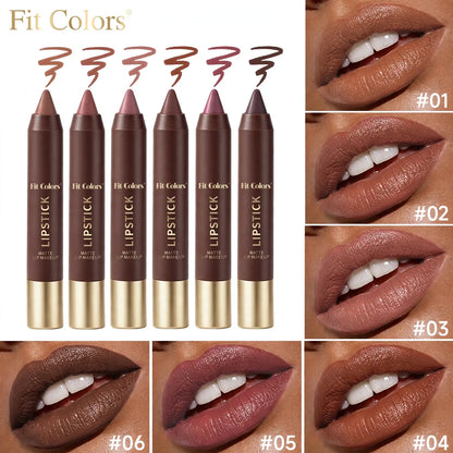 💄 2026 Hottest Lipstick Set – 6PCS Long-Lasting Matte Lipsticks in Stunning Brown Shades ✨