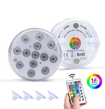 🔥60% OFF🔥🔦Remote Control Waterproof Magnet Suction LED Pool Lights