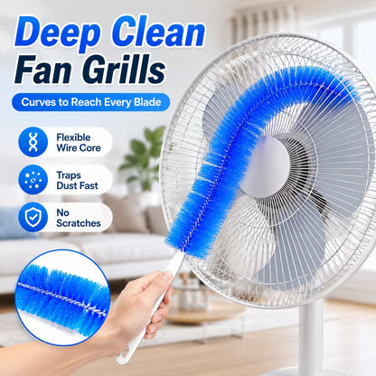 🔥 360-Degree Cleaning Brush – 50% Off🔥Bendable Microfiber Head,Reusable Dust Remover