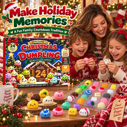 🧡2026 Christmas Mini Slow-Rising Toy Advent Calendar – Holiday Gift🎁