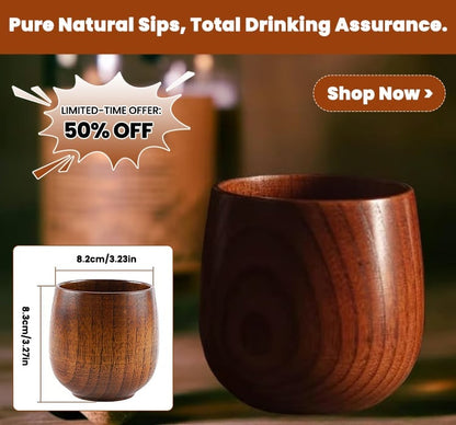 Charred Jujube Wood Cups