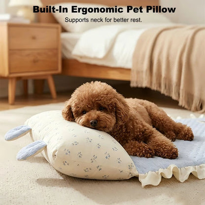 🥳SUMMER HOT SALE💞80K+ SOLD😍!Pet Cooling Mat with Pillow