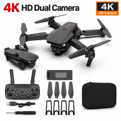 SkyView™ Foldable Dual-Camera Drone with Screen Remote