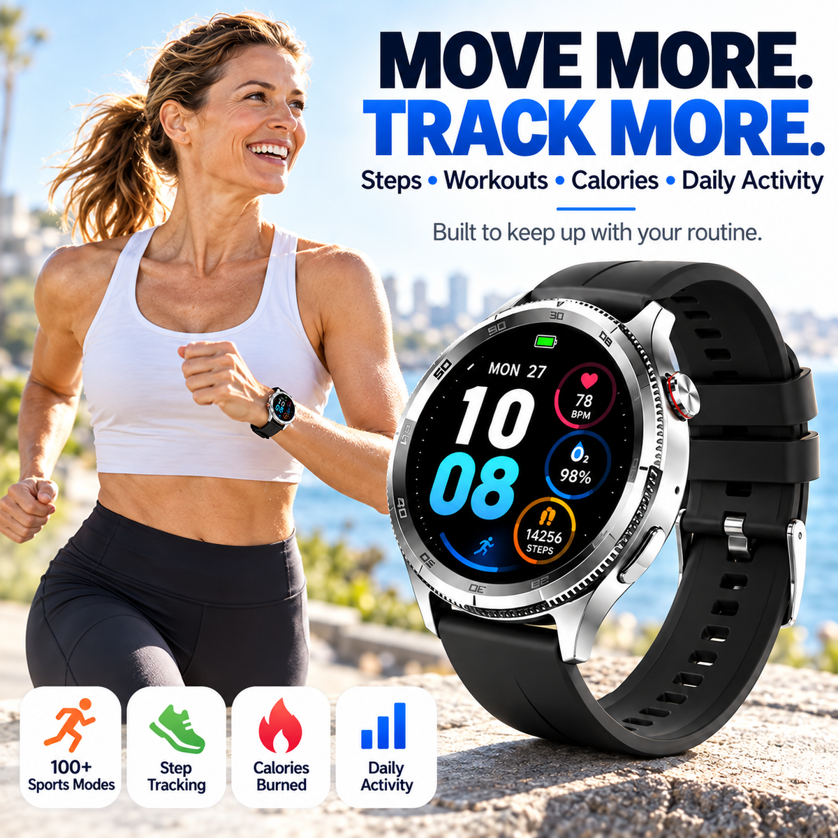 All-in-One Health & Calling Smartwatch