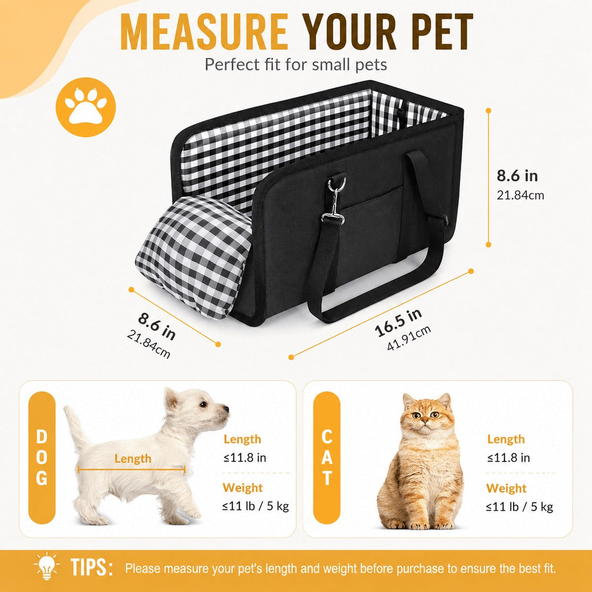 🚗 Tired of Your Pet Climbing All Over the Car? 🐾 Save 50% on This Cozy Center Console Booster Seat for Small Dogs & Cats!
