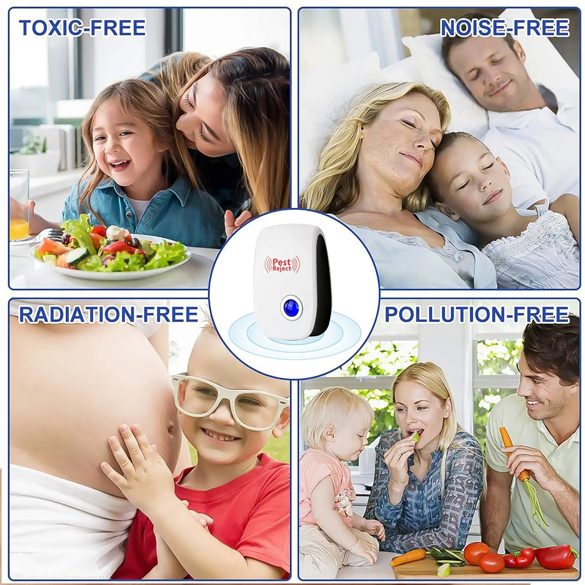 🔥Ultrasonic Pest Repeller—suitable for indoors, homes, and garages; effectively repels mice, spiders, cockroaches, and various insects.💎